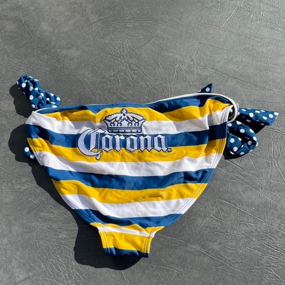 corona beer brand striped bikini bottoms - Picture 5 of 6